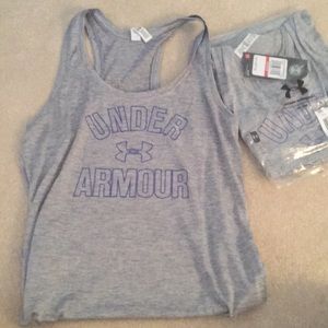 Under Armour women’s racerback heat gear tank